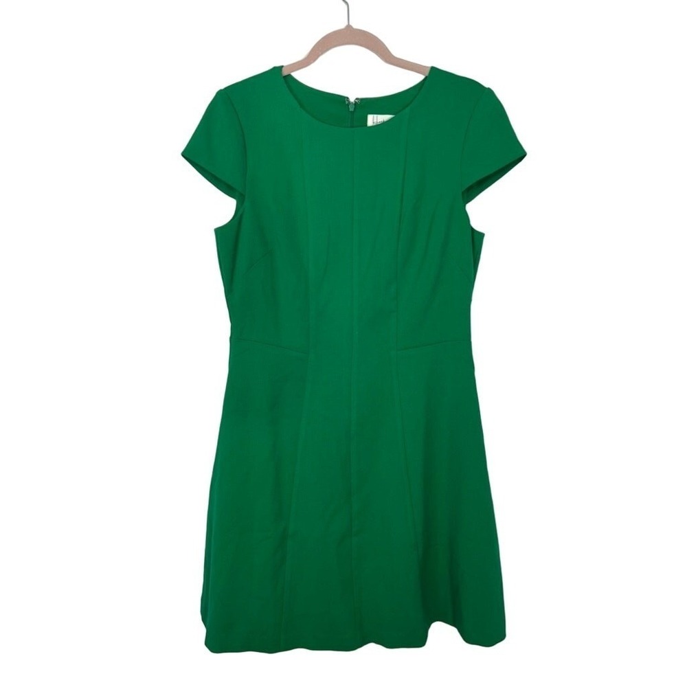 Harper Rose Green Sleeveless Fit & Flare Back Zipper Lined Dress Size 10